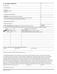 Form ABC-217 Application Questionnaire - California, Page 2