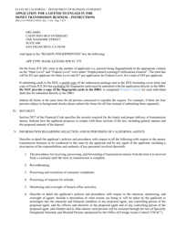 Instructions for Form DBO-2110 Application for a License to Engage in the Money Transmission Business - California, Page 7