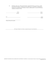 Contrato De Modificacion, Reamortizacion O Extension De Una Hipoteca - California (Spanish), Page 3