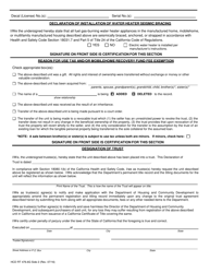 Form HCD RT476.6G Multi-Purpose Transfer Form - California, Page 2