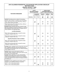Form HCD SHL615C Residential Occupancies Application Checklist - California, Page 3