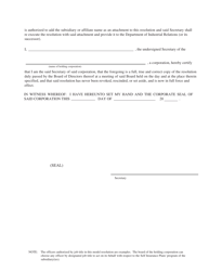 Resolution of Agreement of Parental Assumption and Guarantee - California, Page 2