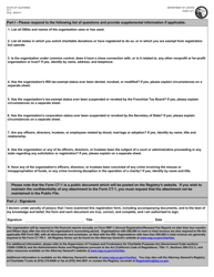 Form CT-1 Initial Registration Form - California, Page 3
