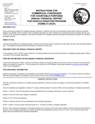 Form CT-2VCF Annual Financial Report - Vehicle Donations - California, Page 4