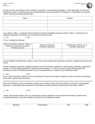 Form CT-3CF Annual Registration Form - Fundraising Counsel - California, Page 2
