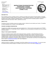 Form CT-3CF Annual Registration Form - Fundraising Counsel - California, Page 4