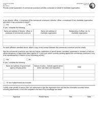 Form CT-5CF Annual Registration - Commercial Coventurer - California, Page 2