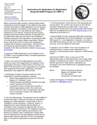 Form CT-NRP-1 Nonprofit Raffle Registration Form - California, Page 3