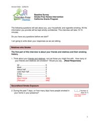 Document preview: Baseline Survey - California