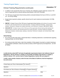 Form CDPH E276P Online Nurse Assistant Training Program Sample Policies and Procedures - California, Page 11