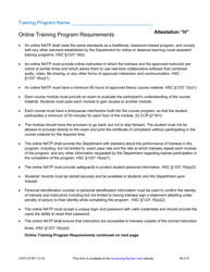 Form CDPH E276P Online Nurse Assistant Training Program Sample Policies and Procedures - California, Page 16
