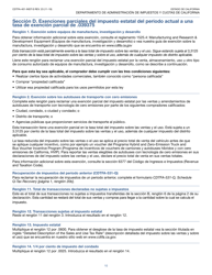 Instrucciones para Formulario CDTFA-401-A-S Declaracion De Impuesto Sobre Las Ventas Y Sobre El Uso Estatal, Local Y De Distrito - California (Spanish), Page 10