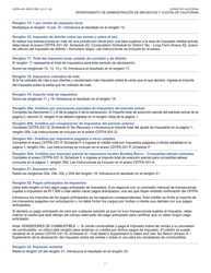 Instrucciones para Formulario CDTFA-401-A-S Declaracion De Impuesto Sobre Las Ventas Y Sobre El Uso Estatal, Local Y De Distrito - California (Spanish), Page 11