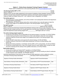 Form CDPH E278C Facility Declaration of Participation in an Approved Online Training Program - California, Page 3