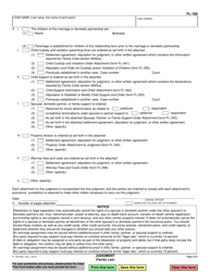 Form FL-180 Judgment - California, Page 2