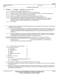 Form GC-310 Petition for Appointment of Probate Conservator - California, Page 3