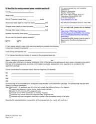 Form FDACS-15102 Application for a State-Owned Sovereignty Submerged Land (Aquaculture) Lease - Florida, Page 2