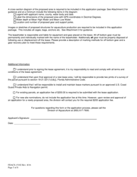 Form FDACS-15102 Application for a State-Owned Sovereignty Submerged Land (Aquaculture) Lease - Florida, Page 5