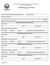 Form FDACS-02032 Application for Federal Financial Assistance Subaward - Florida, Page 17