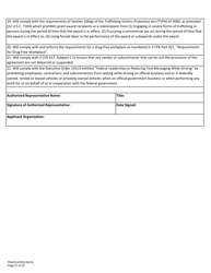 Form FDACS-02032 Application for Federal Financial Assistance Subaward - Florida, Page 21