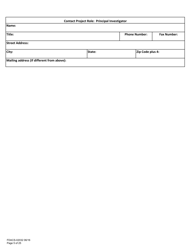 Form FDACS-02032 Application for Federal Financial Assistance Subaward - Florida, Page 5