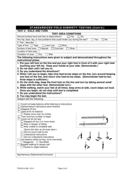 Form FDACS-01409 Dui Worksheet - Florida, Page 3