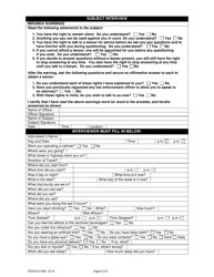Form FDACS-01409 Dui Worksheet - Florida, Page 5