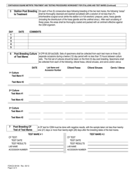 Form FDACS-09109 Contagious Equine Metritis Treatment and Testing Procedures Worksheet for Stallions and Test Mares - Florida, Page 3