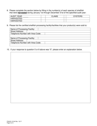 Form FDACS-15104 Internal Audit of an Existing Sovereignty Submerged Land Shellfish Aquaculture Lease - Florida, Page 3