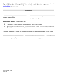 Form FDACS-10101 Professional Solicitors Registration Application - Florida, Page 12