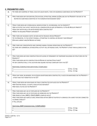 Form FDACS-11208 Rural &amp; Family Lands Protection Program Easement Monitoring Form - Florida, Page 2