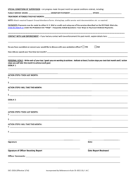Form DC3-2026 Supervision Report - Florida, Page 2