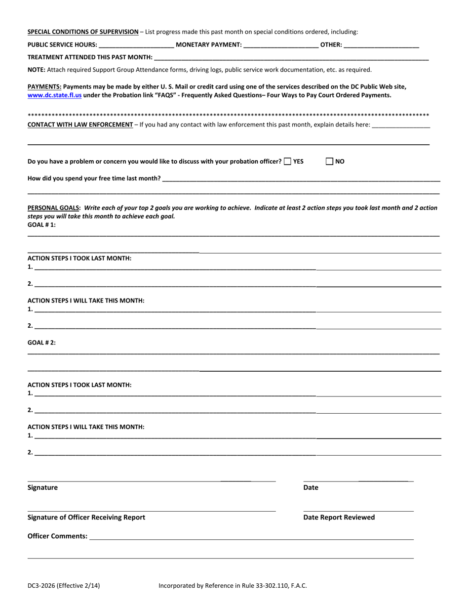 Form DC3-2026 - Fill Out, Sign Online and Download Fillable PDF ...