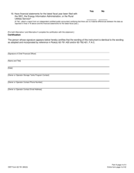 DEP Form 62-761.900(3) Part A Storage Tank Financial Test (Self Insurance) (Letter From Chief Financial Officer) - Florida, Page 4
