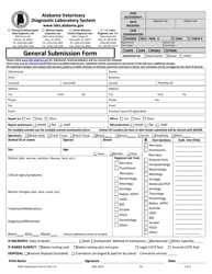 Form CF.ACC.1.9 &quot;General Submission Form&quot; - Alabama