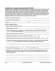 Form WH-380-F Certification of Health Care Provider for Family Member&#039;s Serious Health Condition (Family and Medical Leave Act) - Alabama, Page 2