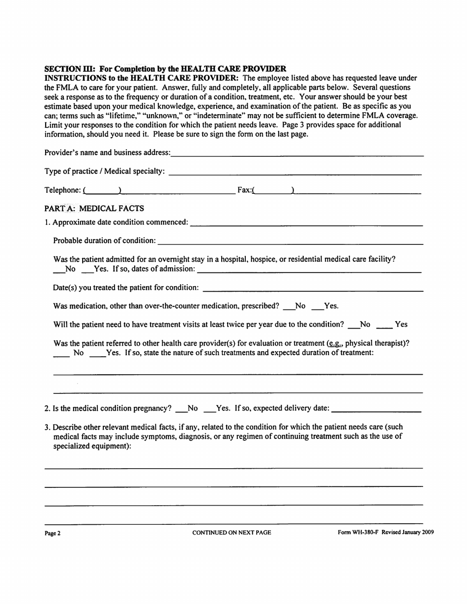 Form WH-380-F - Fill Out, Sign Online and Download Printable PDF ...