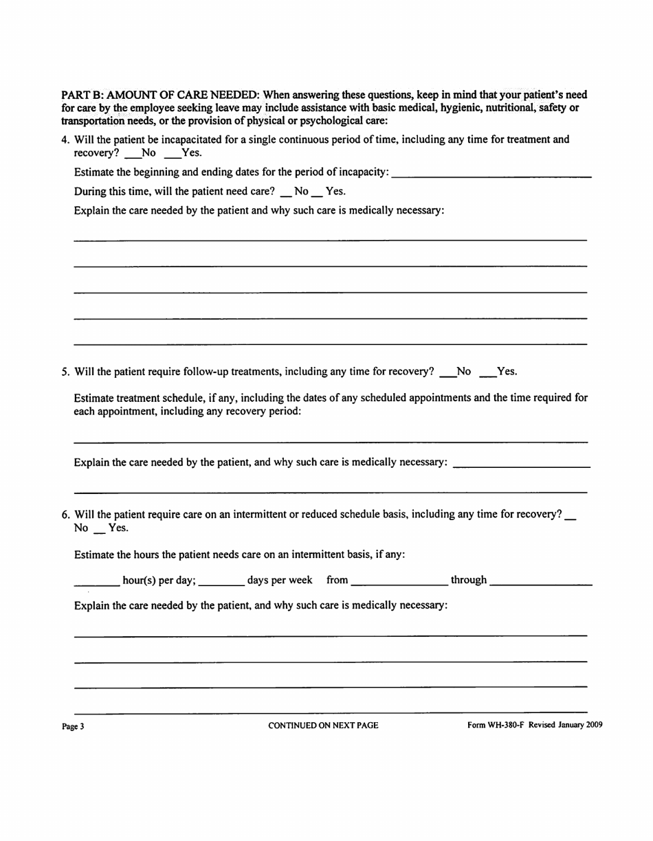 Form WH-380-F - Fill Out, Sign Online and Download Printable PDF ...