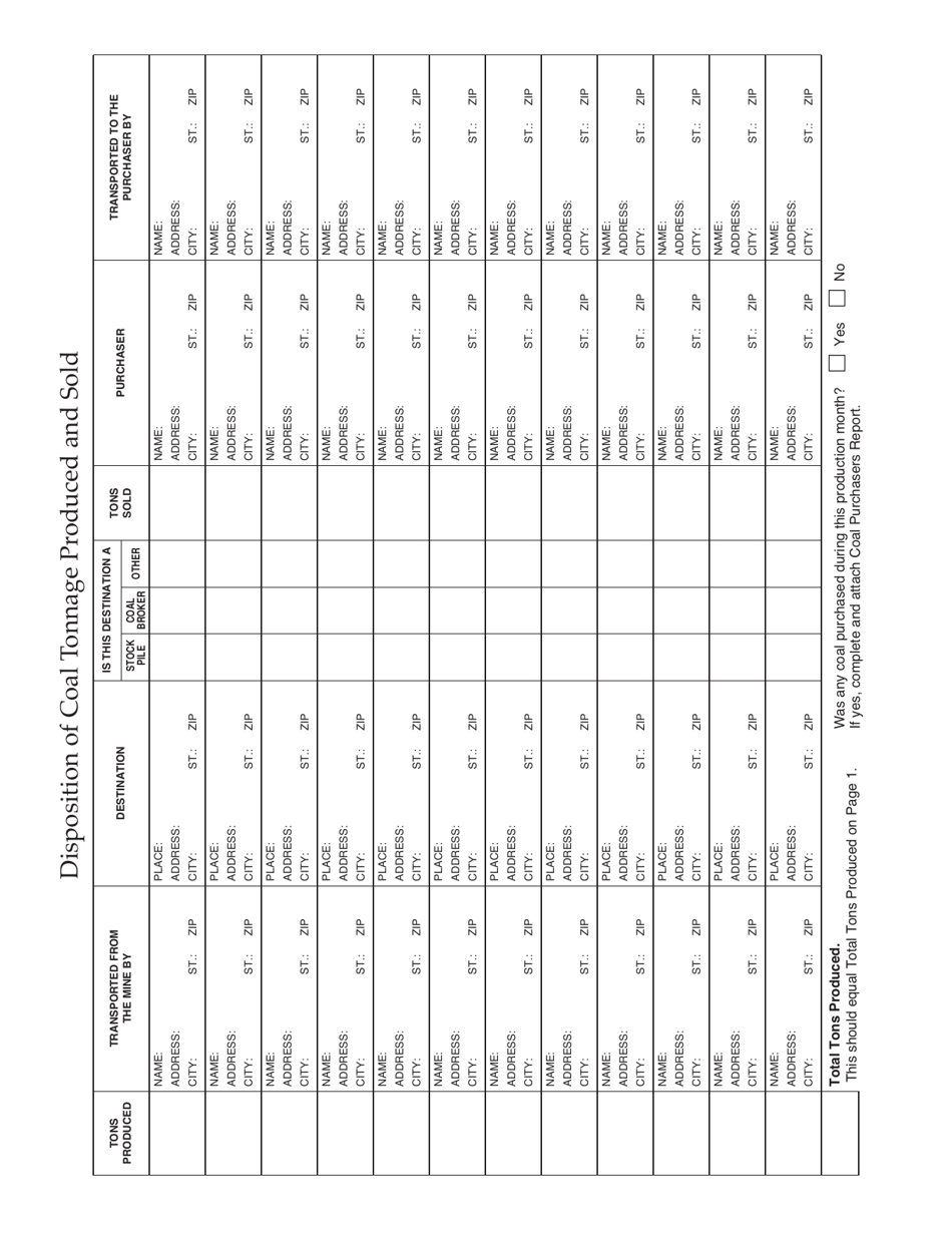 Form BL: CST-1 Coal Severance Tax Report - Alabama, Page 2