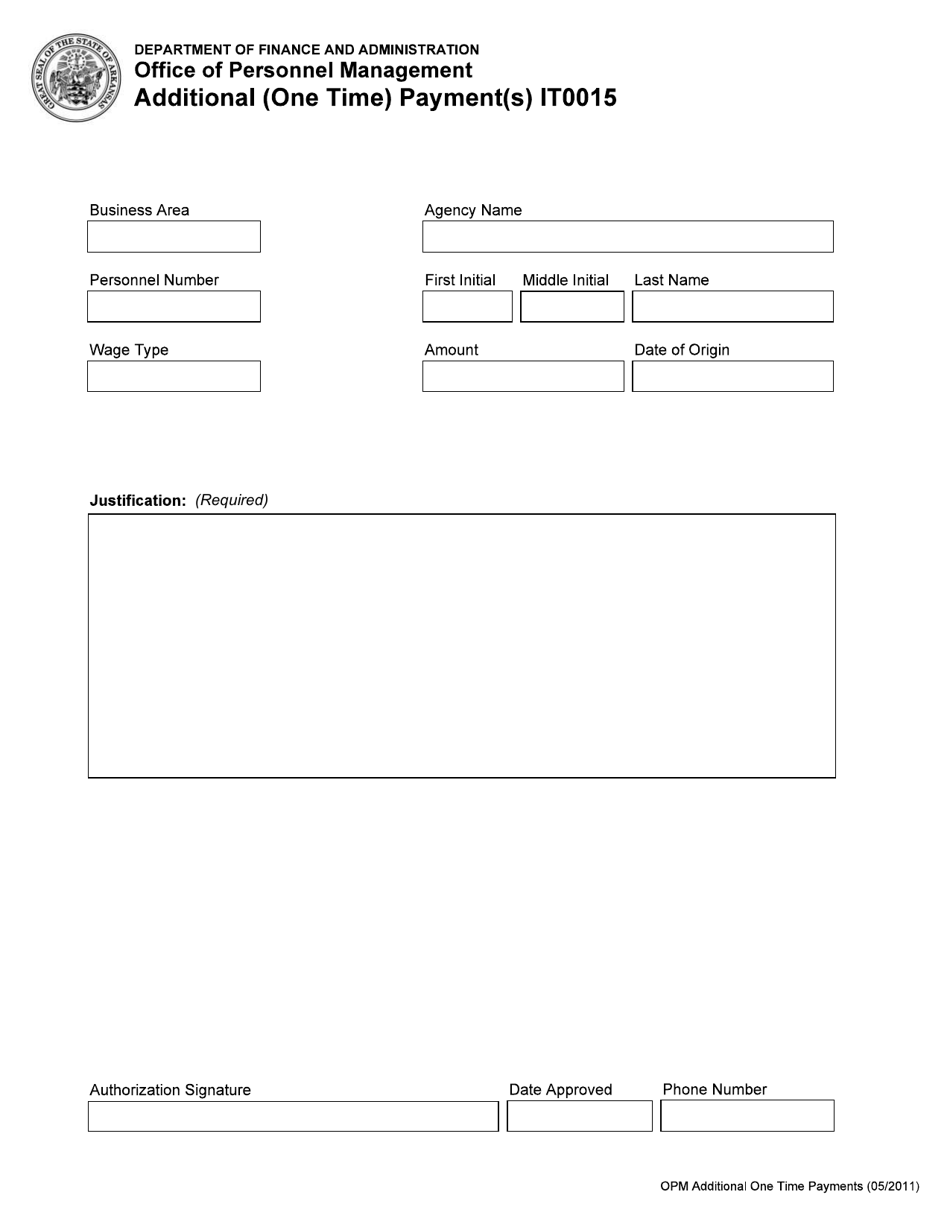 Arkansas Additional (One Time) Payment(S) Fill Out, Sign Online and Download PDF Templateroller