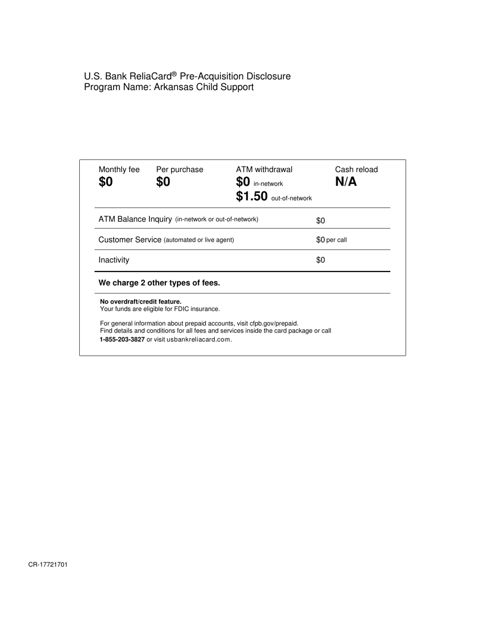 Arkansas Office of Child Support Enforcement Electronic Deposit Application - Arkansas, Page 3