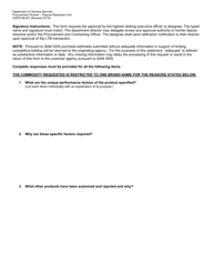 Form GSPD-08-001 Limit to Brand (Ltb) or Trade Name Statement - California, Page 2