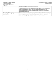 Form DGS PD14-001 Purchasing Authority Change Request (Pacr) - California, Page 14