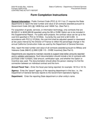 Form DGS PD810S Contracting Activity Report (Supplemental Report) - California, Page 2