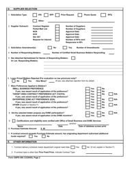 Form DGS PD300 Procurement Summary - California, Page 2