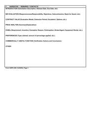 Form DGS PD300 Procurement Summary - California, Page 3