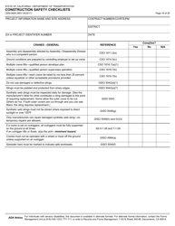 Form CEM-0606 Construction Safety Checklists - California, Page 17