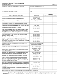 Form CEM-0606 Construction Safety Checklists - California, Page 22