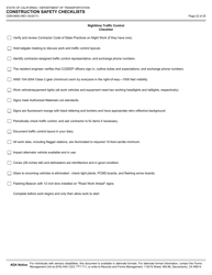 Form CEM-0606 Construction Safety Checklists - California, Page 23