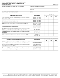 Form CEM-0606 Construction Safety Checklists - California, Page 25
